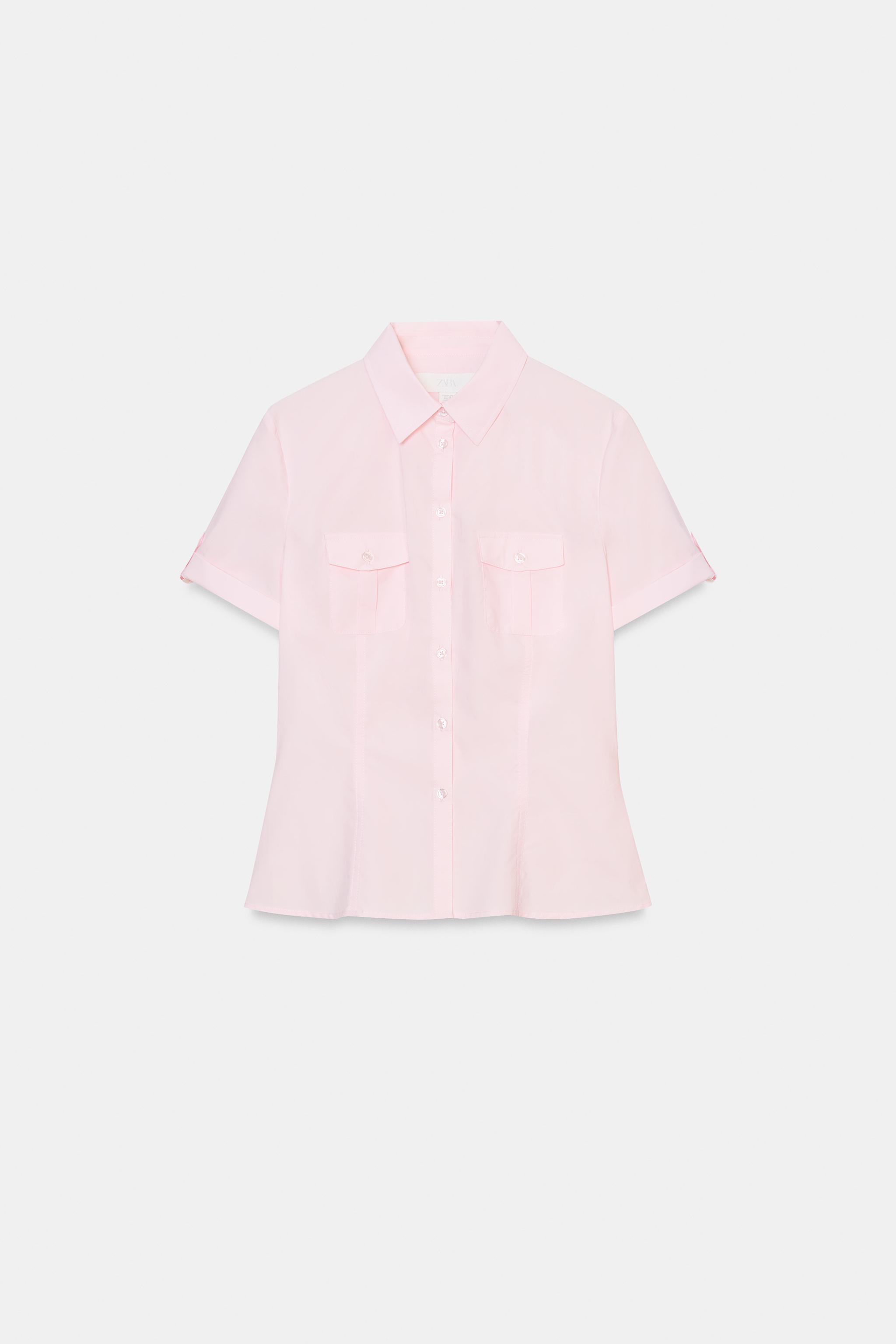 CHEMISE CINTRÉE EN POPELINE